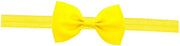 JillyBee - Haarband - Haren - Band - Baby - Strik - Fijn - Geel