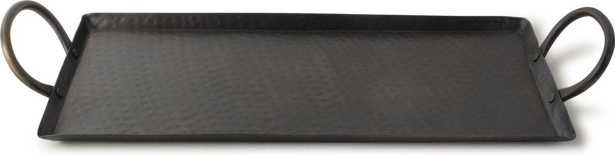 Gusta Metalen Serveer-En Decoplateau 37x1