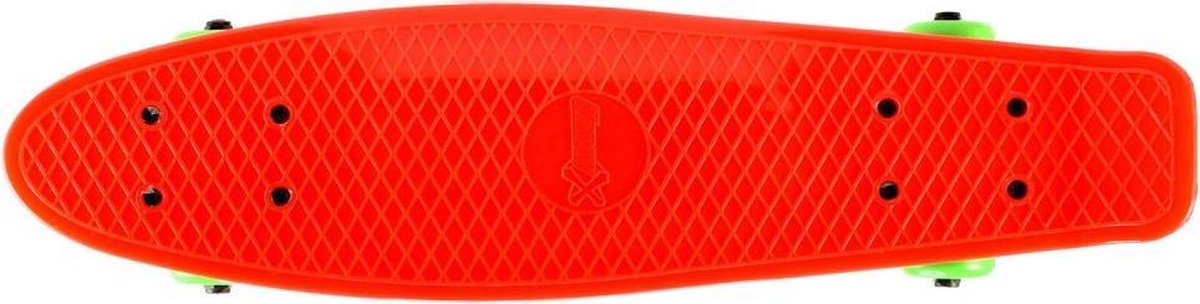 Penny Board 55cm Rood- Groene wielen - 50kg max Skateboard