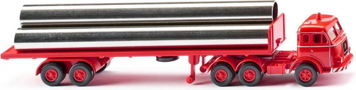 Wiking Miniatuurvrachtwagen Henschel 1:87 Rood