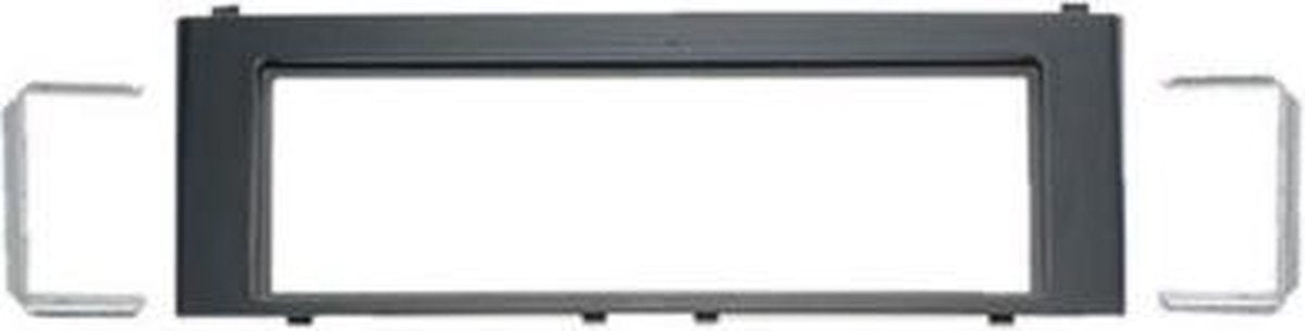 1-DIN inbouwframe  Mitsubishi Colt CZ  2004-2008 donkergrijs