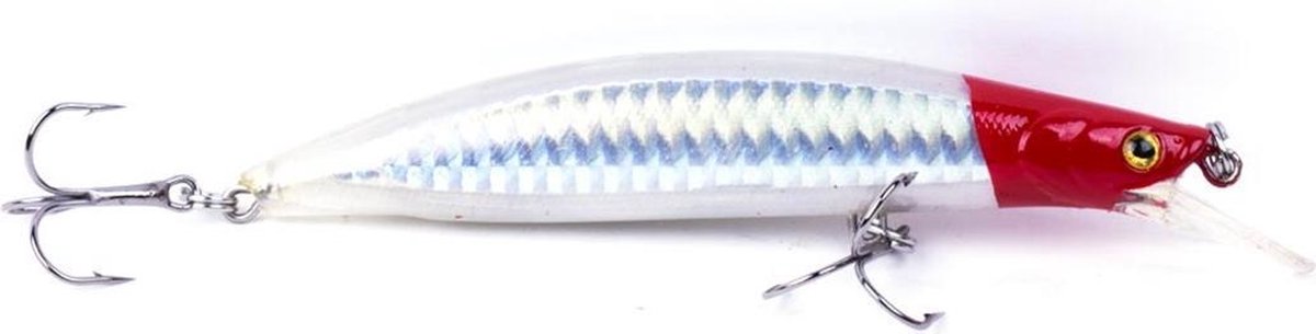 Viper Radius - Plug - Red Head - 13cm - Zilver