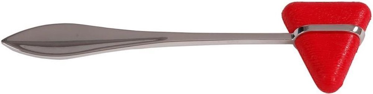 Reflexhamer Taylor - Rood | Driehoekig | Chroom | 19 cm | MoVes
