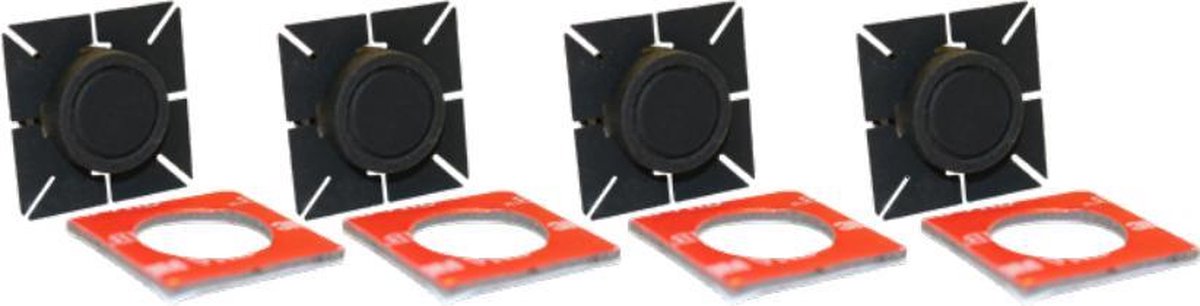 EchoMaster SEN-FB - Hoge kwaliteit 4 parkeersensoren - Universeel met display - Plug & play