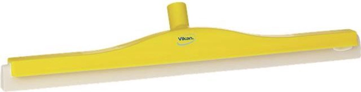 Vikan 77646 klassieke vloertrekker geel 60cm met flexibele nek en witte cassette