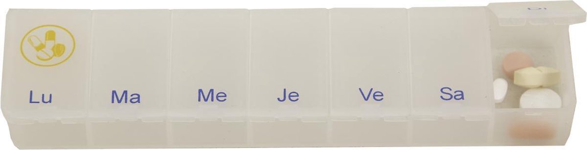 Pillendoos 1 week - Verschillende talen
