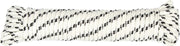 Coloured Rope Lichtgevend Wit Touw - 6mm - 15m - Gevlochten | Stevige Touwen voor Binnen en Buiten | Bestand Tegen Schuren en Rotting