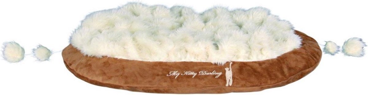 Ligkussen voor de Kat - My Kitty Darling - Beige - 70 x 55 x 8 cm
