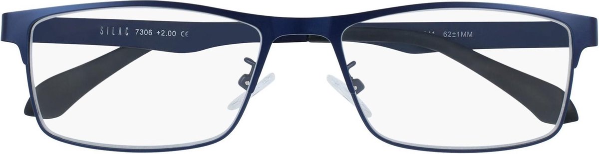SILAC - BLUE METAL - Leesbrillen voor Mannen - 7306 - Dioptrie +3.50