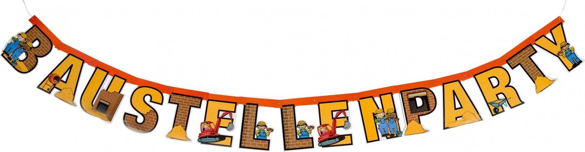 Tib Slinger Wegwerkzaamheden 155 Cm Papier Geel/oranje/bruin