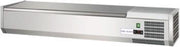 Cool Head opzetkoelvitrine met RVS klapdeksel 4x 1/3