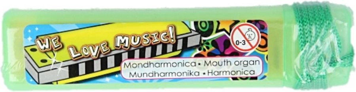 Mondharmonica Groen