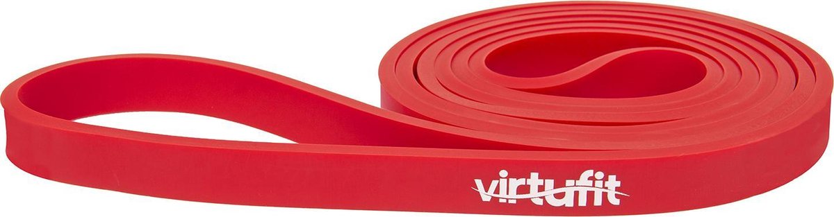 Resistance band - VirtuFit Weerstandsband Pro - Fitness Elastiek - Extra Licht (15 mm) - Rood