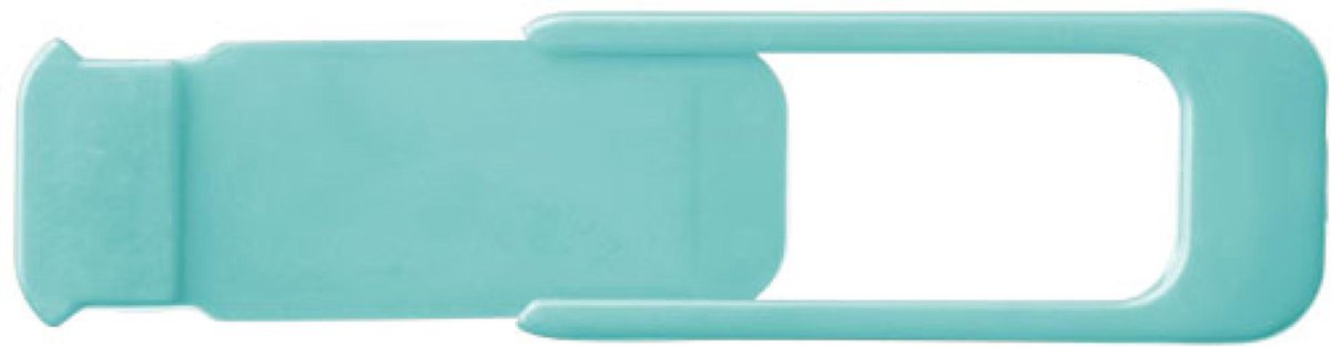 Webcam blokker met slider - Turquoise - 3 stuks