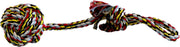 Katoen flossy speelgoedbal met handvat medium 155gr