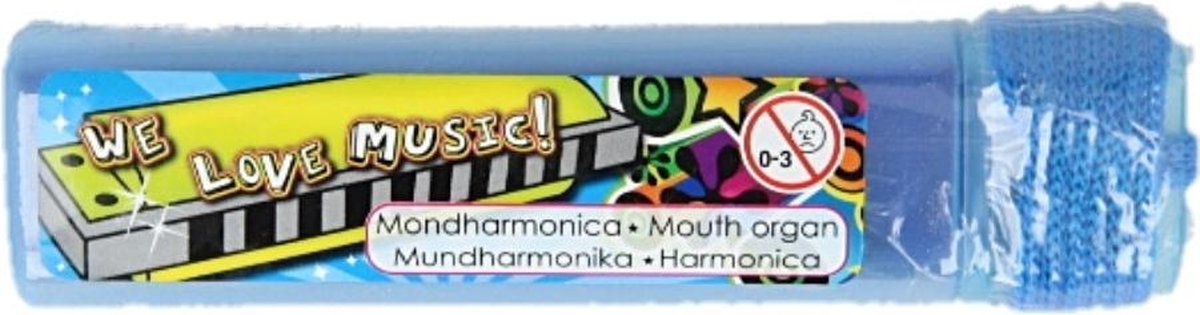 Mondharmonica Blauw