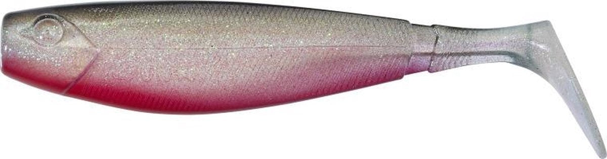 Gunki shad g'bump 8 cm red ghost - 5 stuks