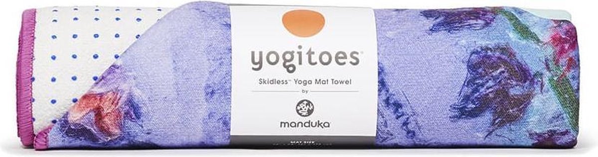 Manduka Yogitoes Skidless Yoga Handdoek – Illuminated Floral 2.0 – Multicolor – 173 x 61 cm