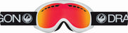 Dragon DR DXS 1 Unisex Skibril - Rode spiegellens - S-M