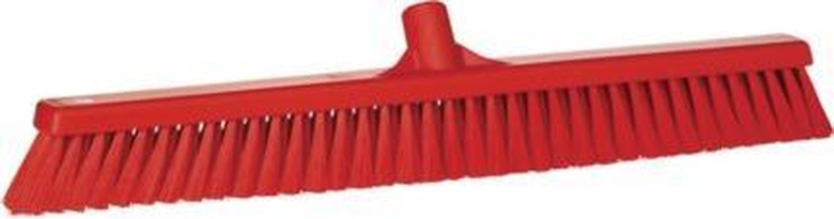 Vikan Hygiene 3199-4 zachte veger 60cm rood 60 cm breed