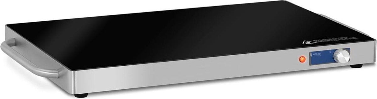Royal Catering Warmhoudplaat - 250 W - roestvrij staal - 62 x 35 cm