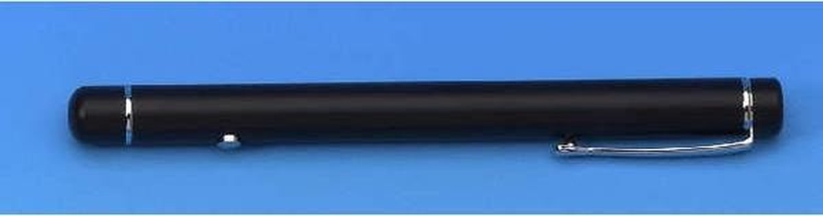 Laserpointer / Laserpen metaal zwart bereik 50 meter