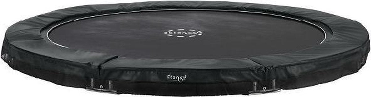 Trampoline Etan Inground Premium Gold - Ø366 cm - Grijs - Rond - Extreem veilig