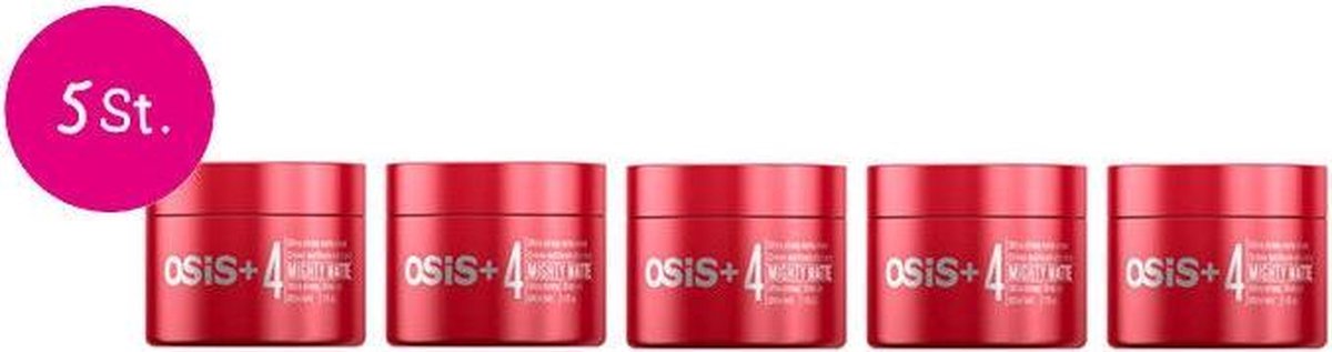 5x Schwarzkopf Osis Mighty Matte Styling Creme 85ml