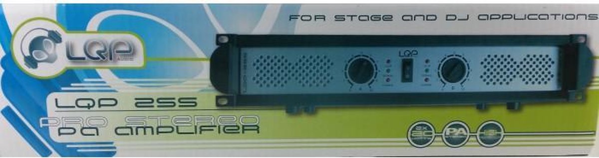 LQP PA Stereo versterker - 19 inch montage
