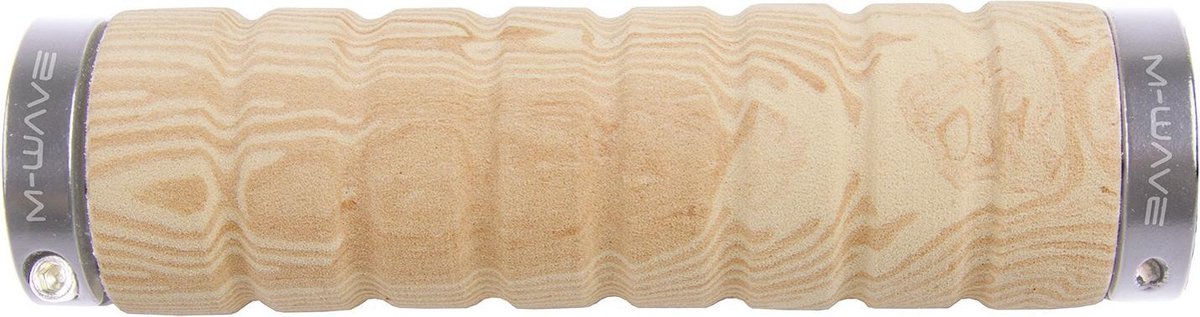 M-wave Handvatten Cloud Wood 130 Mm Aluminium Bruin Per Set