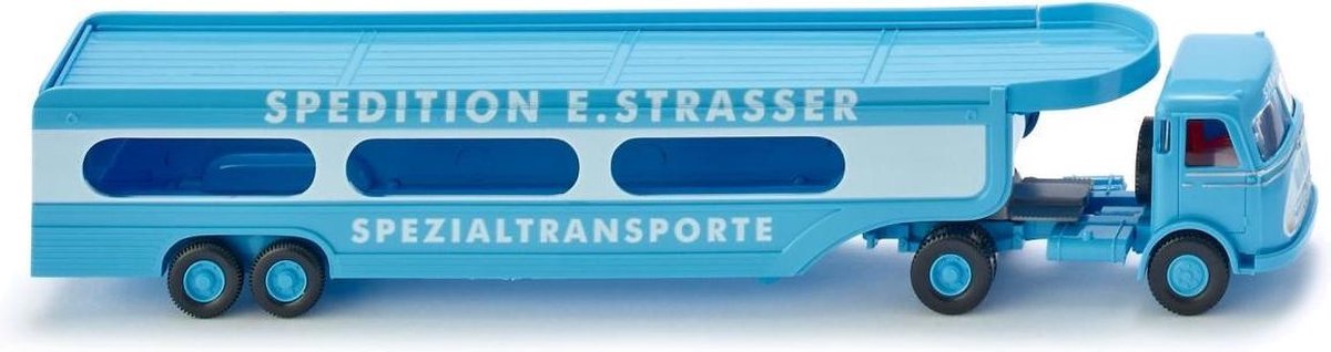 Wiking Miniatuurtransporter Mercedes Benz Pullman 1:87 Blauw