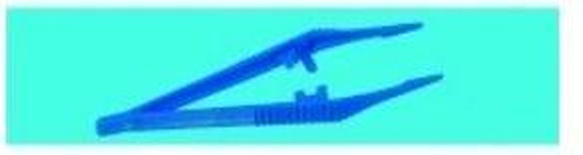 Lohmann & Rauscher Pincet blauw steriel