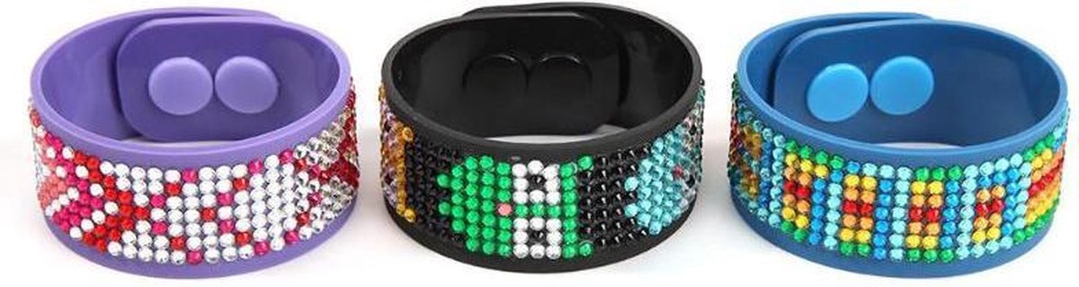 Diamond Painting "JobaStores®" Armbanden Set A (3 stuks)