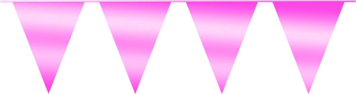 Slinger Vlaggenlijn Metallic Roze 10 Meter Verjaardag Slinger Voor Binnen En Buiten