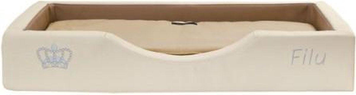 DoggyBed - Orthopedische Hondenmand - Gelax Duo Compact Style - 75 x 50 x 13 cm - Beige / Nougat