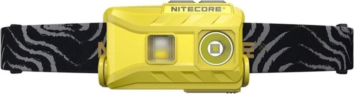 NiteCore hoofdlamp oplaadbaar NU25 360 lumen - Geel