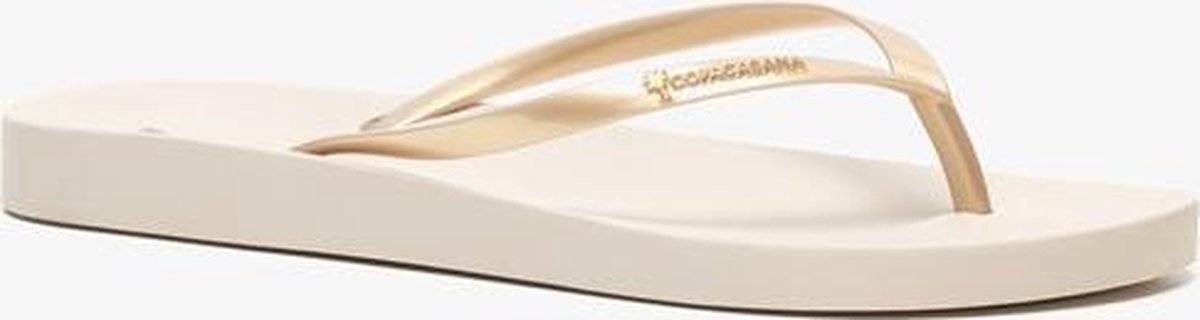 Copacabana vegan dames teenslippers - Beige - Maat 38
