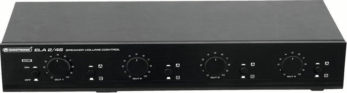 OMNITRONIC ELA 2/4S-Zone Volume Controller 100W