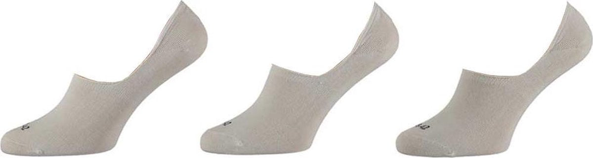 6-Pack Zachte Modal No-Show Footies 121464000 Apollo - Unisex - wit - 39-42