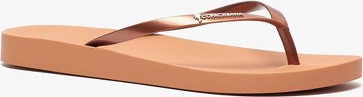 Copacabana vegan dames teenslippers - Brons - Maat 41