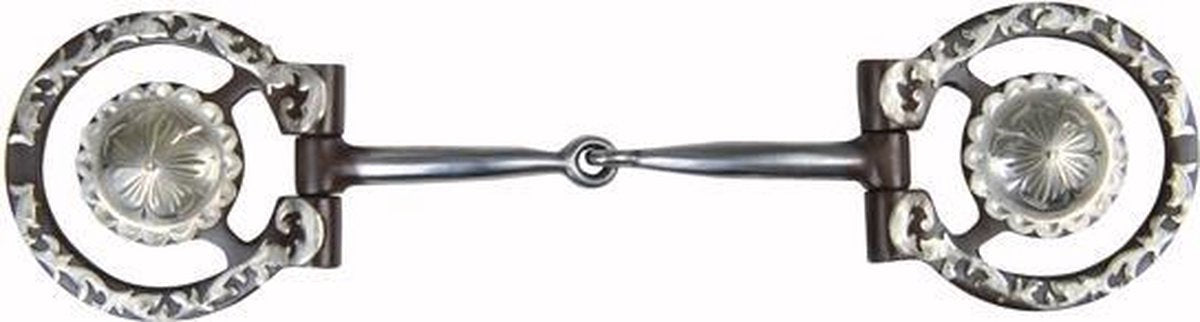 HKM Antique Show Snaffle Bit enkel gebroken  125 mm