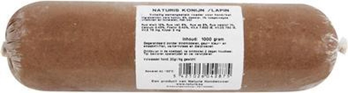 Naturis konijn/kalkoen - 1000 gr - 1 stuks