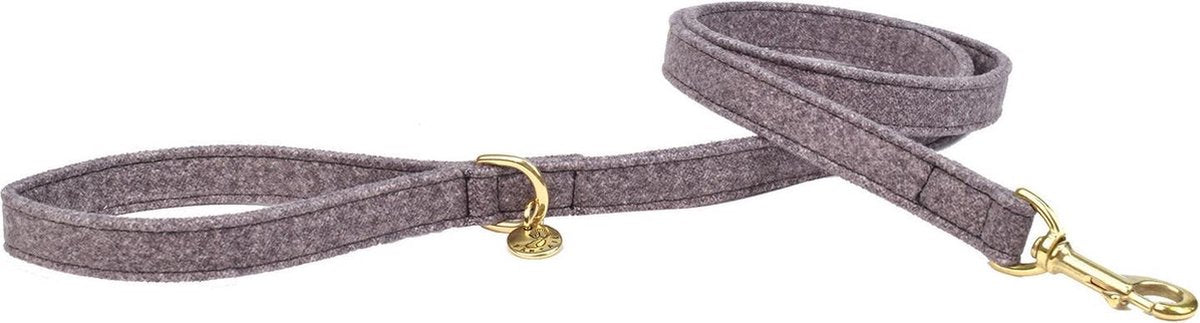 Fantail Looplijn Støv Donkergrijs - Hondenriem - 120 cm