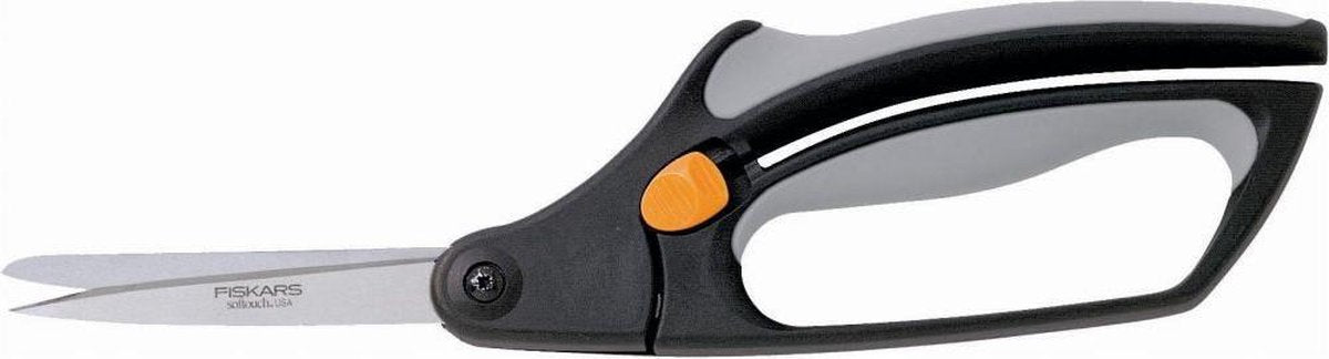 Fiskars Softouch schaar met sluitknop 21 cm - links- en rechtshandig