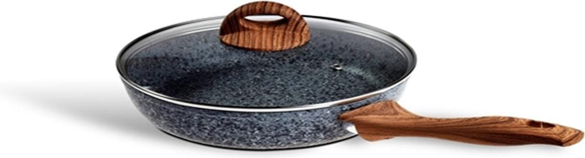Edënberg Stonetec Line - Luxe Hapjespan Keramisch - Marmeren Coating - 26 cm - 2.3 liter