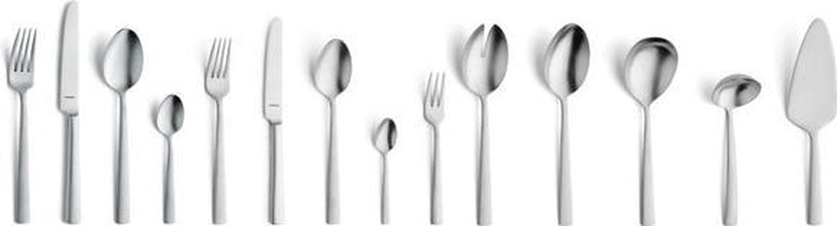Amefa Ventura - Bestekset - RVS - (Set van 60) en Yourkitchen E-kookboek