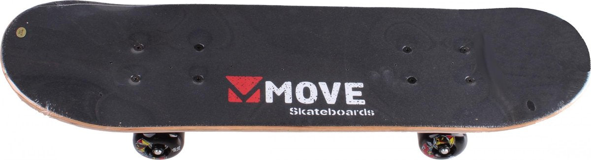Move SkateboardKinderen - blauw/rood/geel