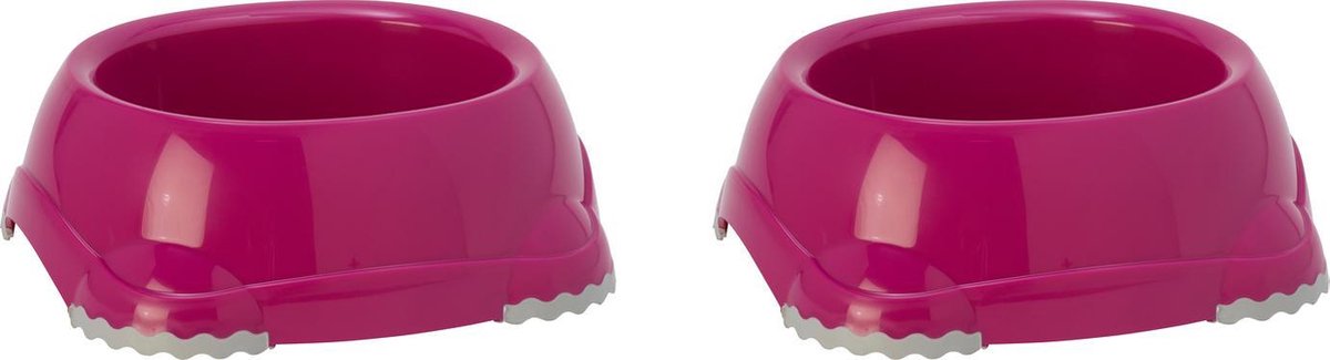 Moderna eetbak smarty roze 19 cm per 2 stuks