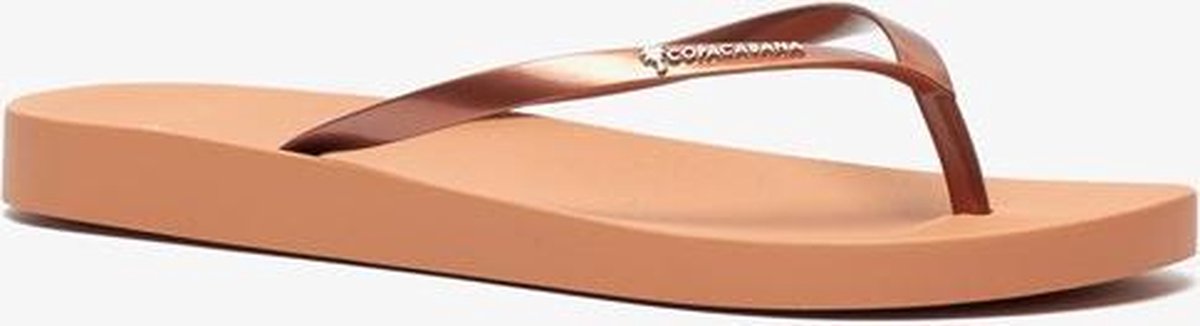 Copacabana vegan dames teenslippers - Brons - Maat 40