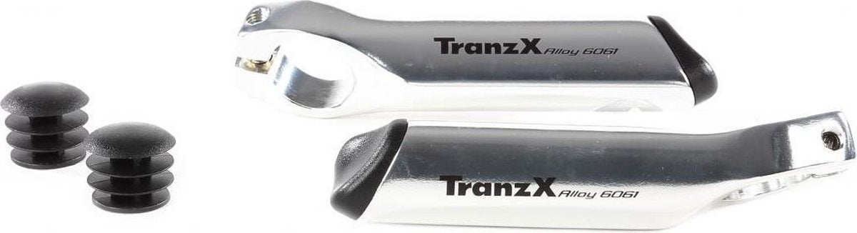 Tranzx Bar Ends 95 Mm Zilver